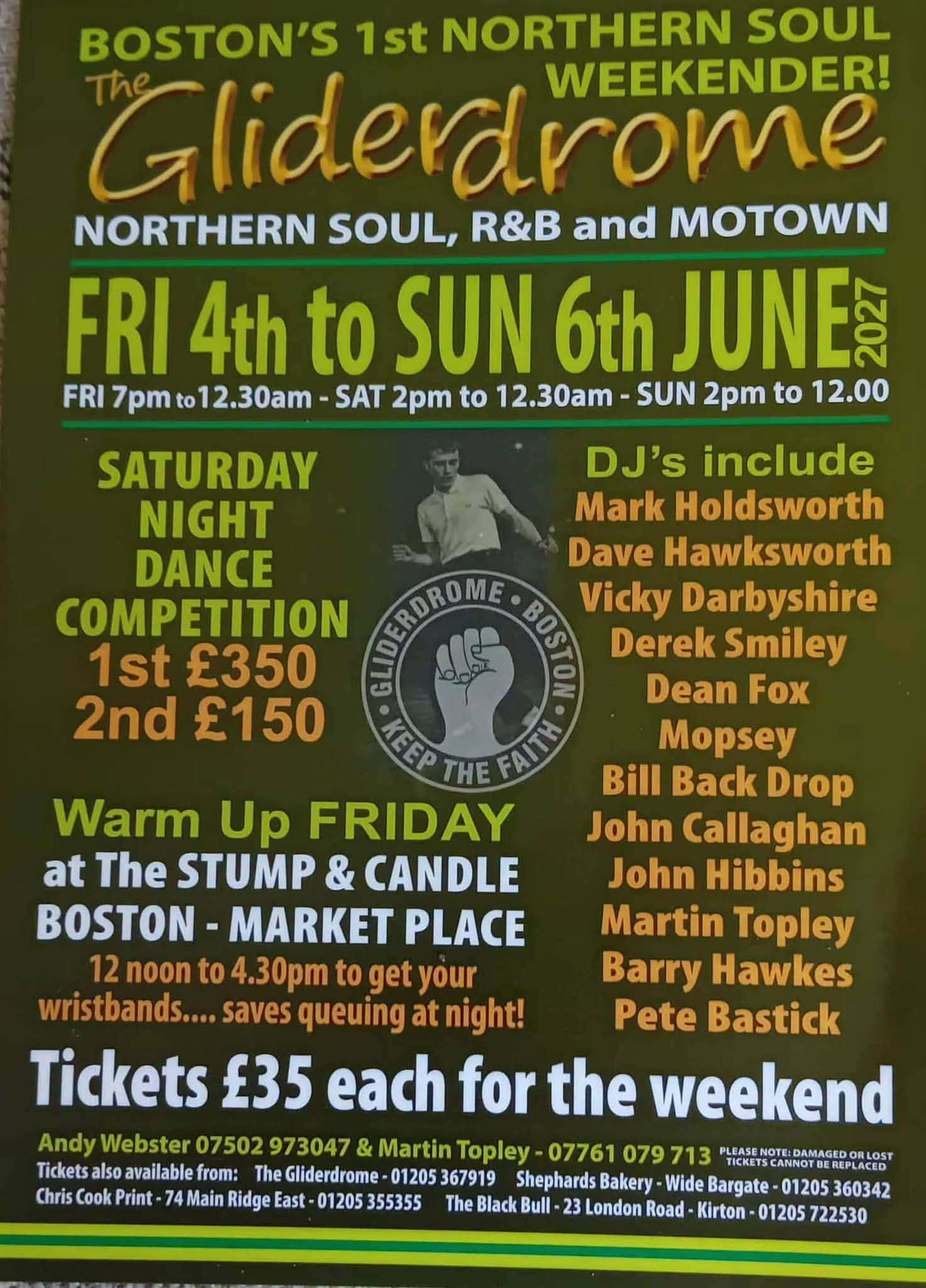 NORTHERN SOUL, R&B and  MOTOWN WEEKENDER